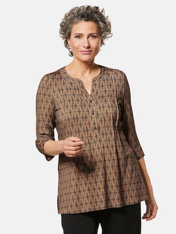 Goldner Blouse in Bruin: voorkant