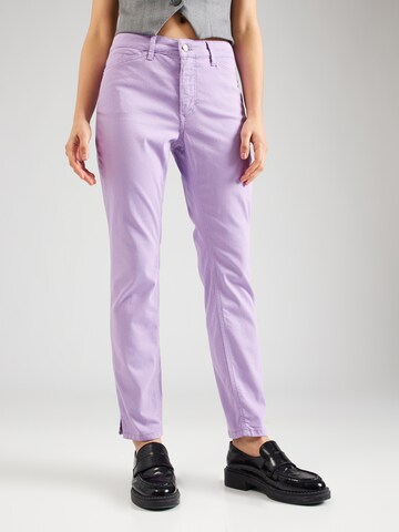 Coupe slim Jean 'DREAM SUMMER' MAC en violet : devant