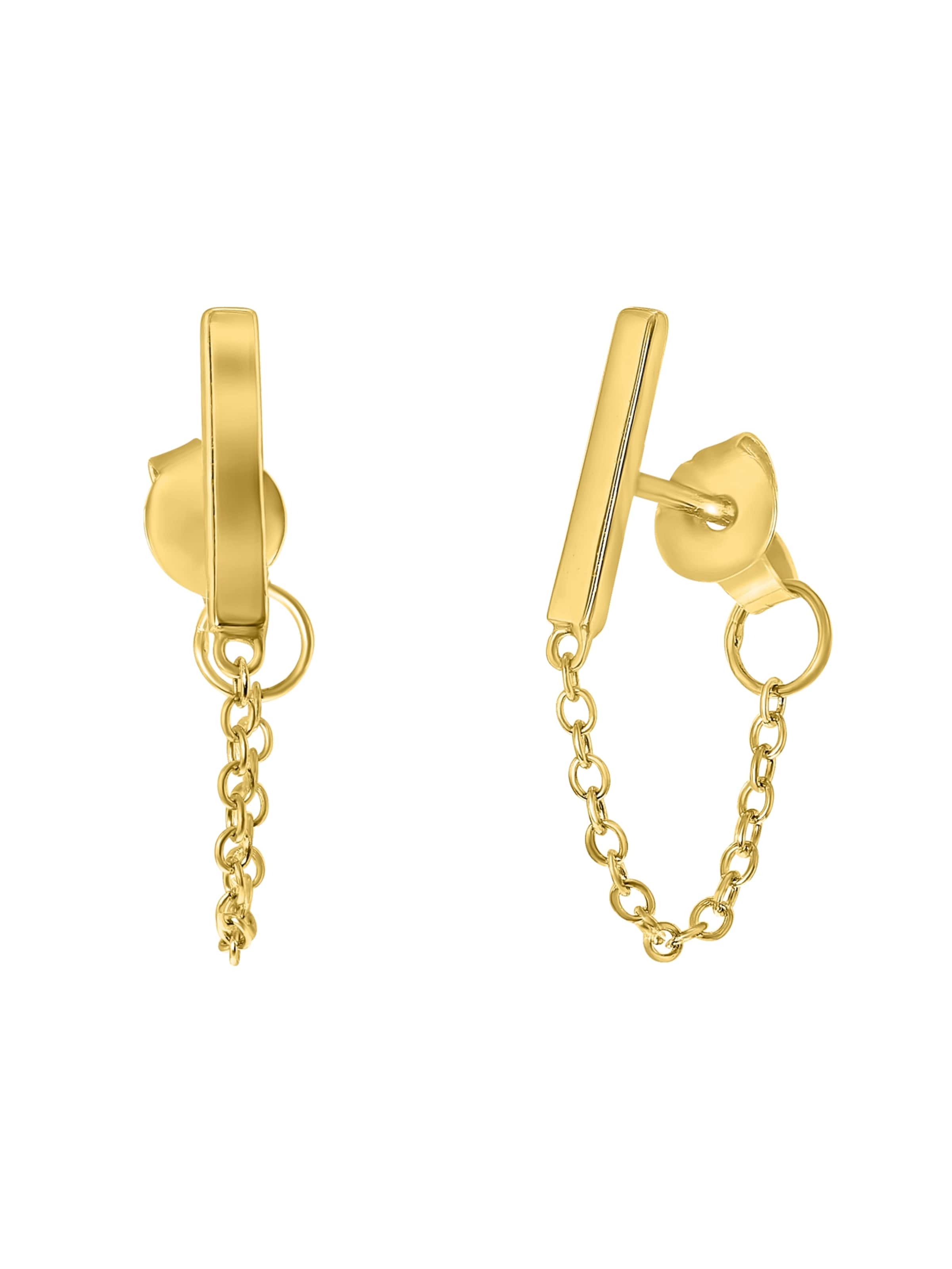 Lucardi Oorbellen in Goud: voorkant