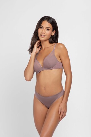 Invisible Soutien-gorge 'Lincoln' Dorina en marron : devant