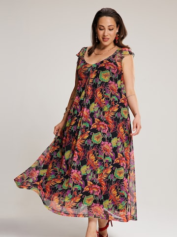 YOEK Jurk in Gemengde kleuren: voorkant