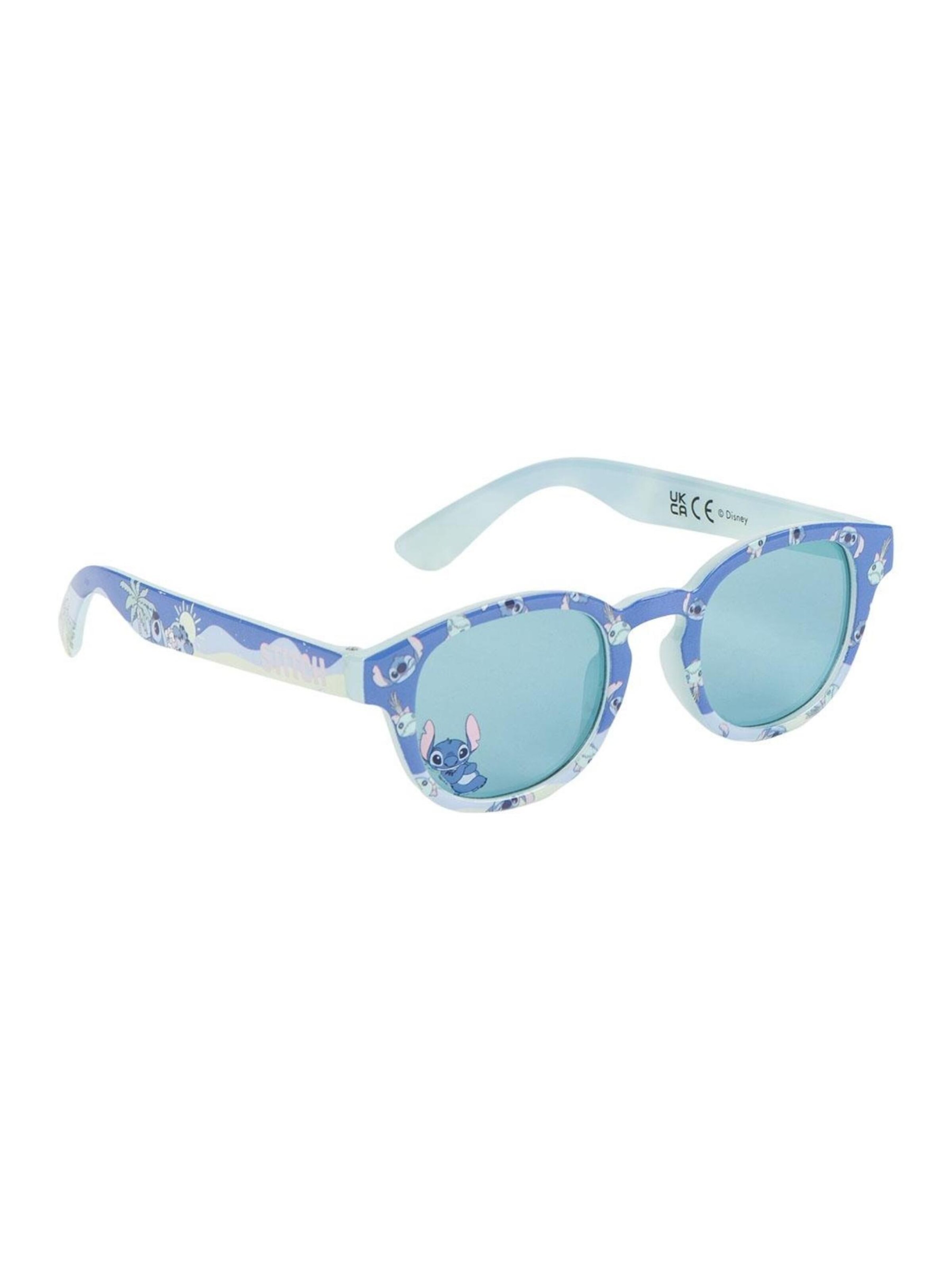 Lunettes de soleil 'Stitch Sonnenbrille' Cerdá en bleu : devant