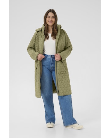 Manteau mi-saison 'KCLeina' KAFFE CURVE en vert