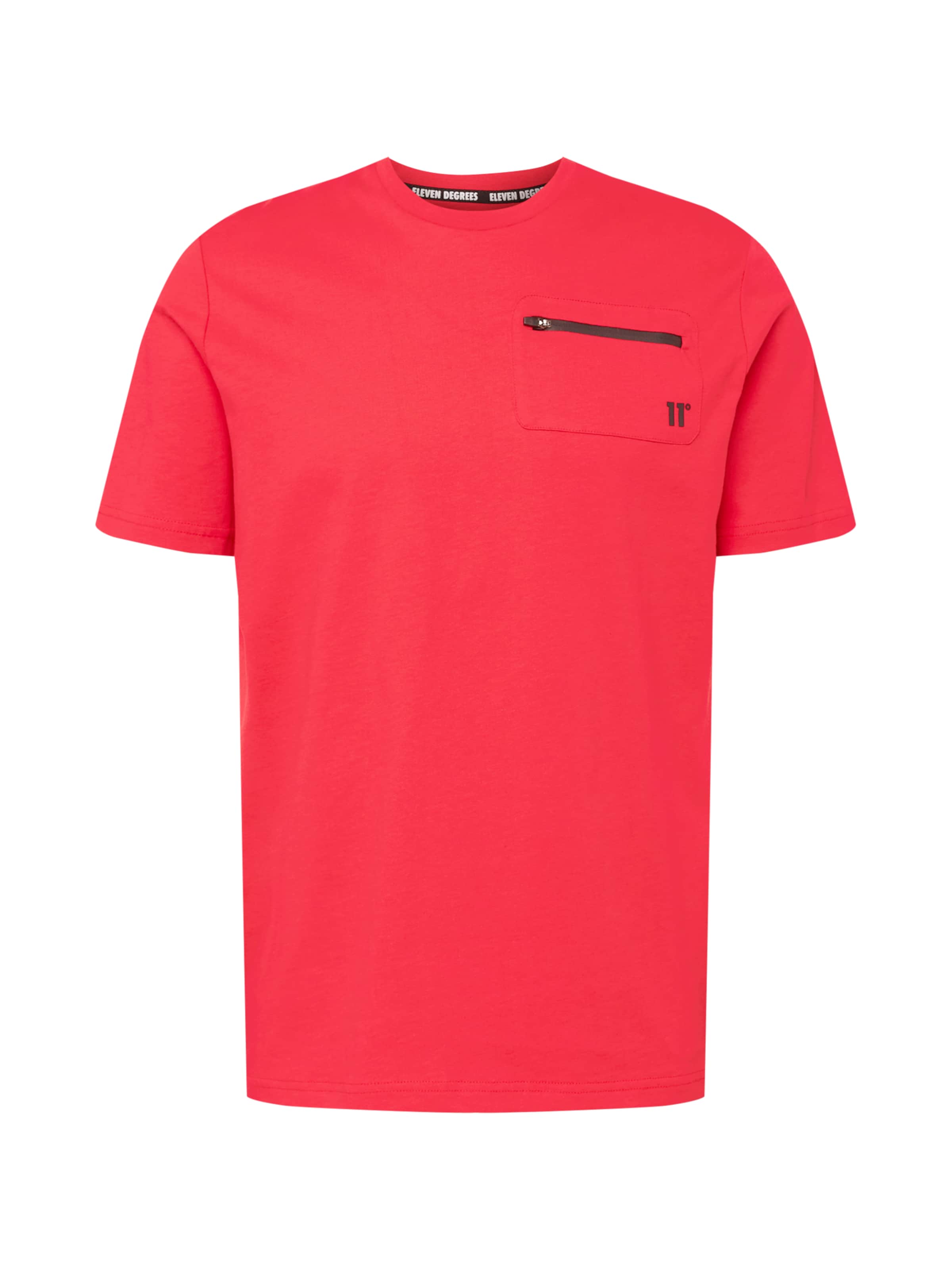 Männer Shirts 11 Degrees T-Shirt in Rot - WU54280