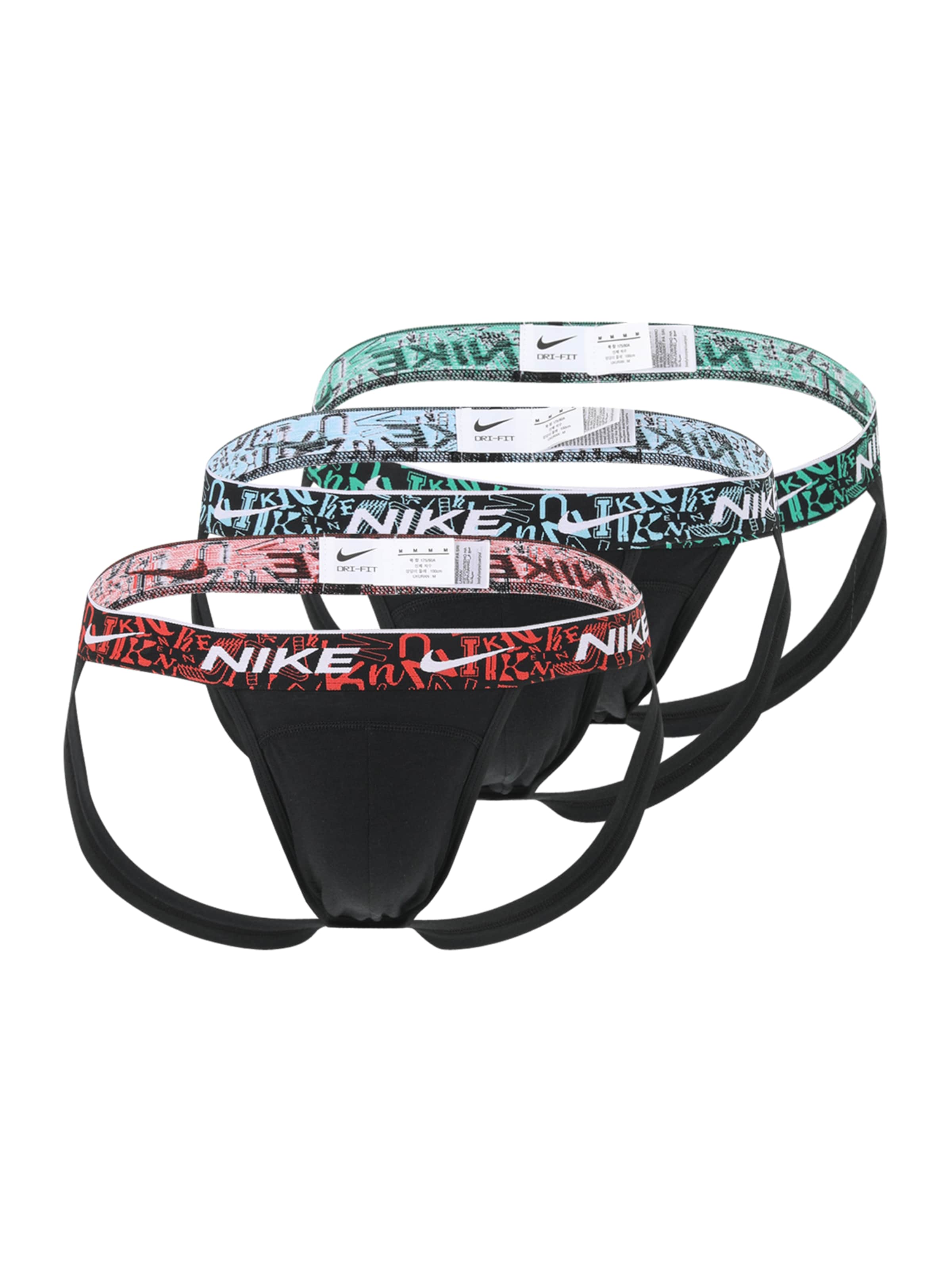 NIKE Underwear Sportunterhose 'Jock' in Schwarz: Vorderseite