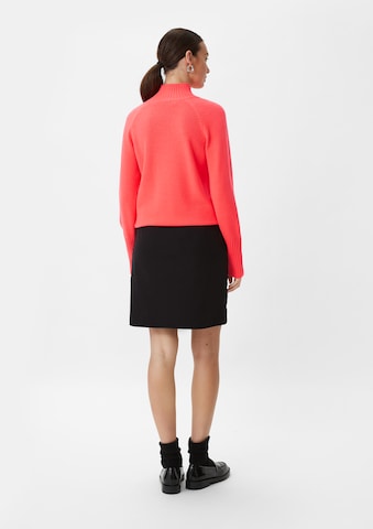 comma casual identity Pullover in Rot: Rückseite