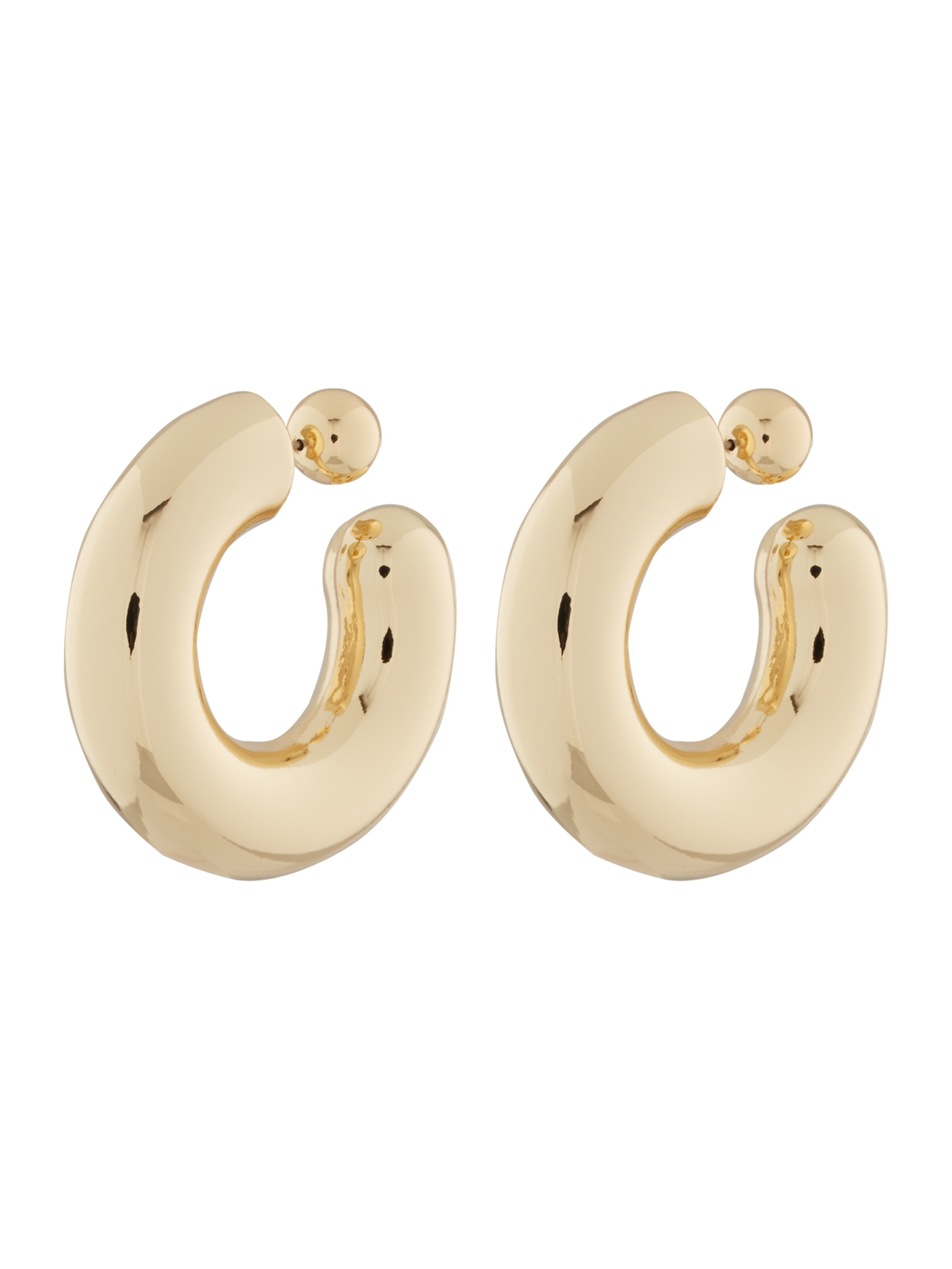 & Other Stories Náušnice 'Jeff' - Sivá: predná strana