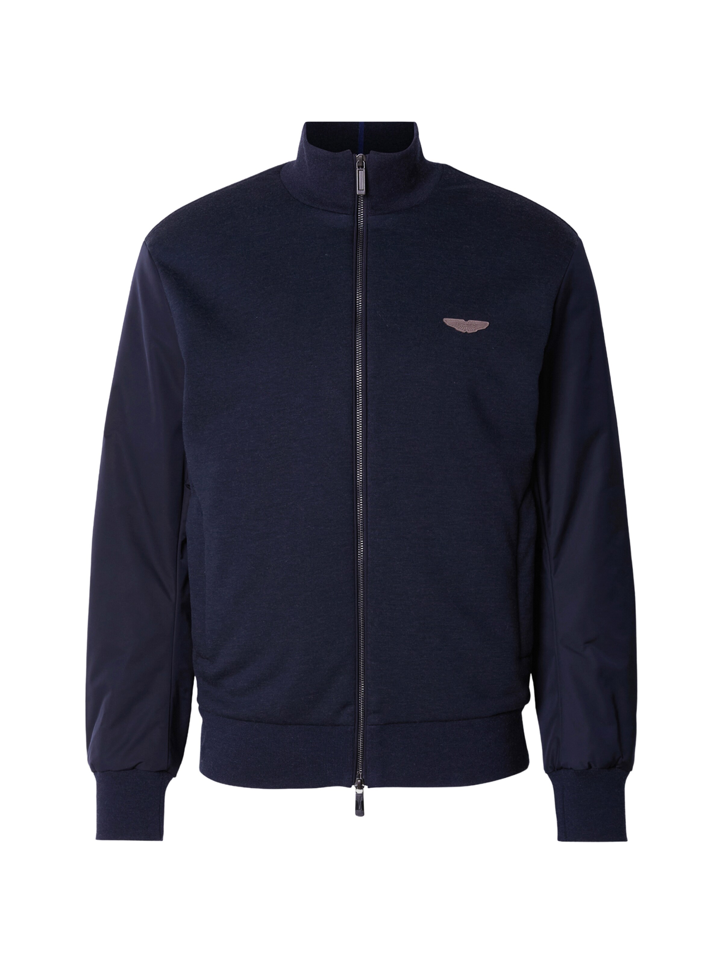 BOSS Sweat jacket 'C-Shepherd 242_AM' in Blue: front