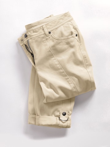 heine Slimfit Hose in Beige