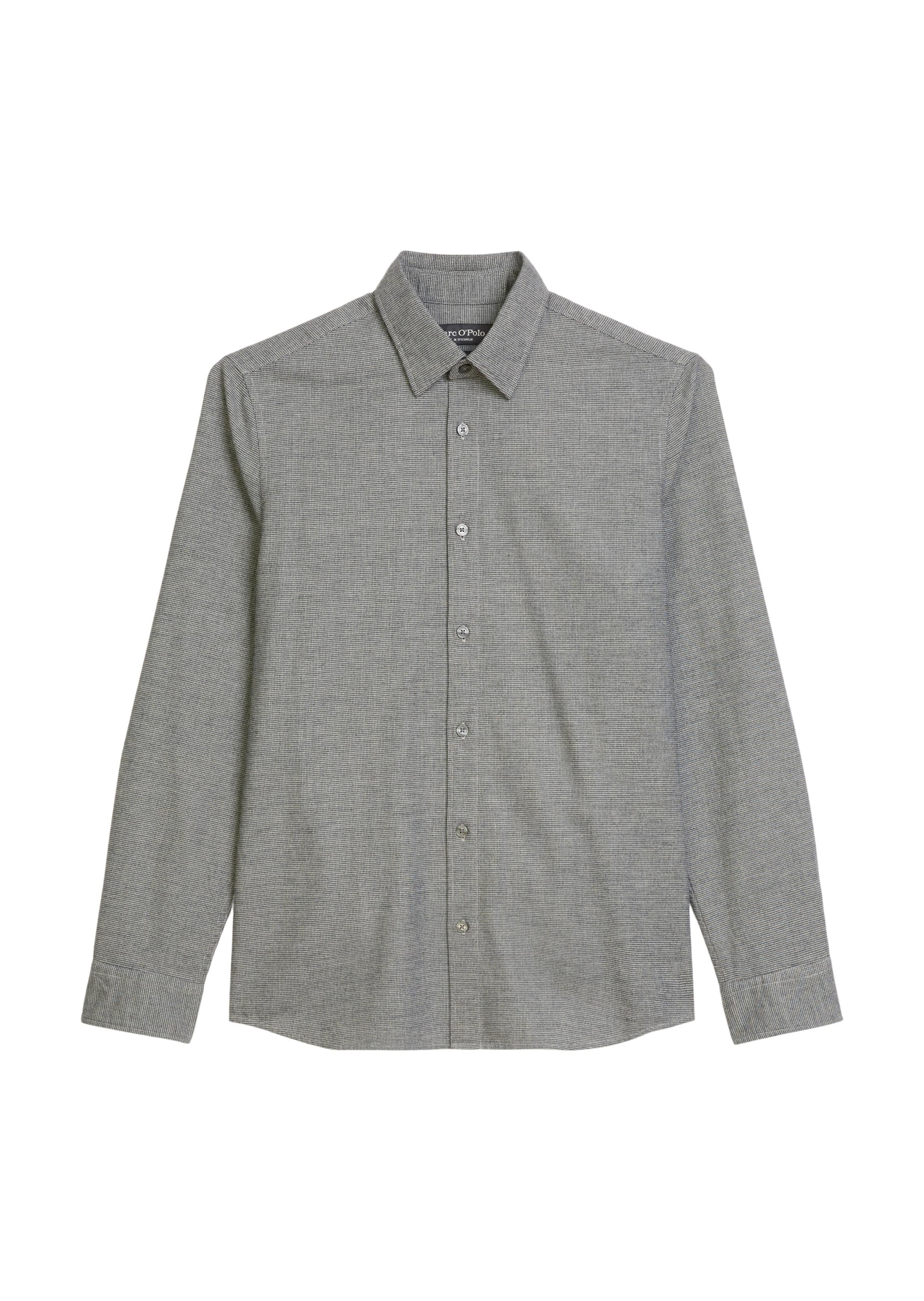 Marc O'Polo Regular fit Button Up Shirt in Grey: front