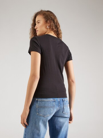 Tommy Jeans Shirt 'ESSENTIAL' in Zwart