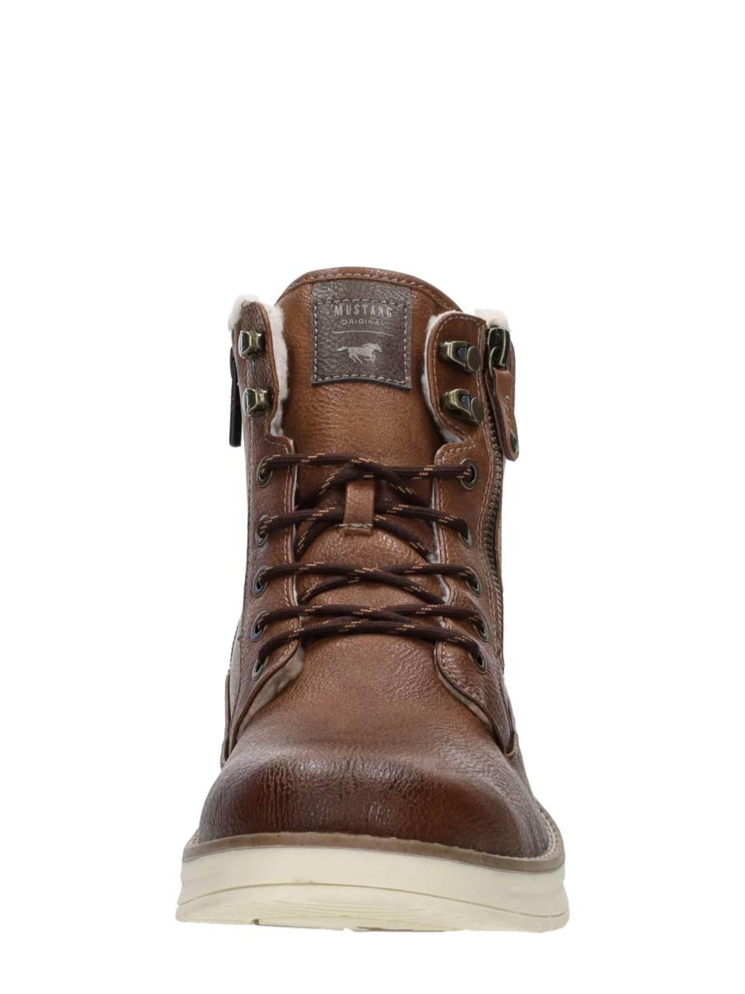 Bottes à lacets 'Veterschoenen Hoog' MUSTANG en marron