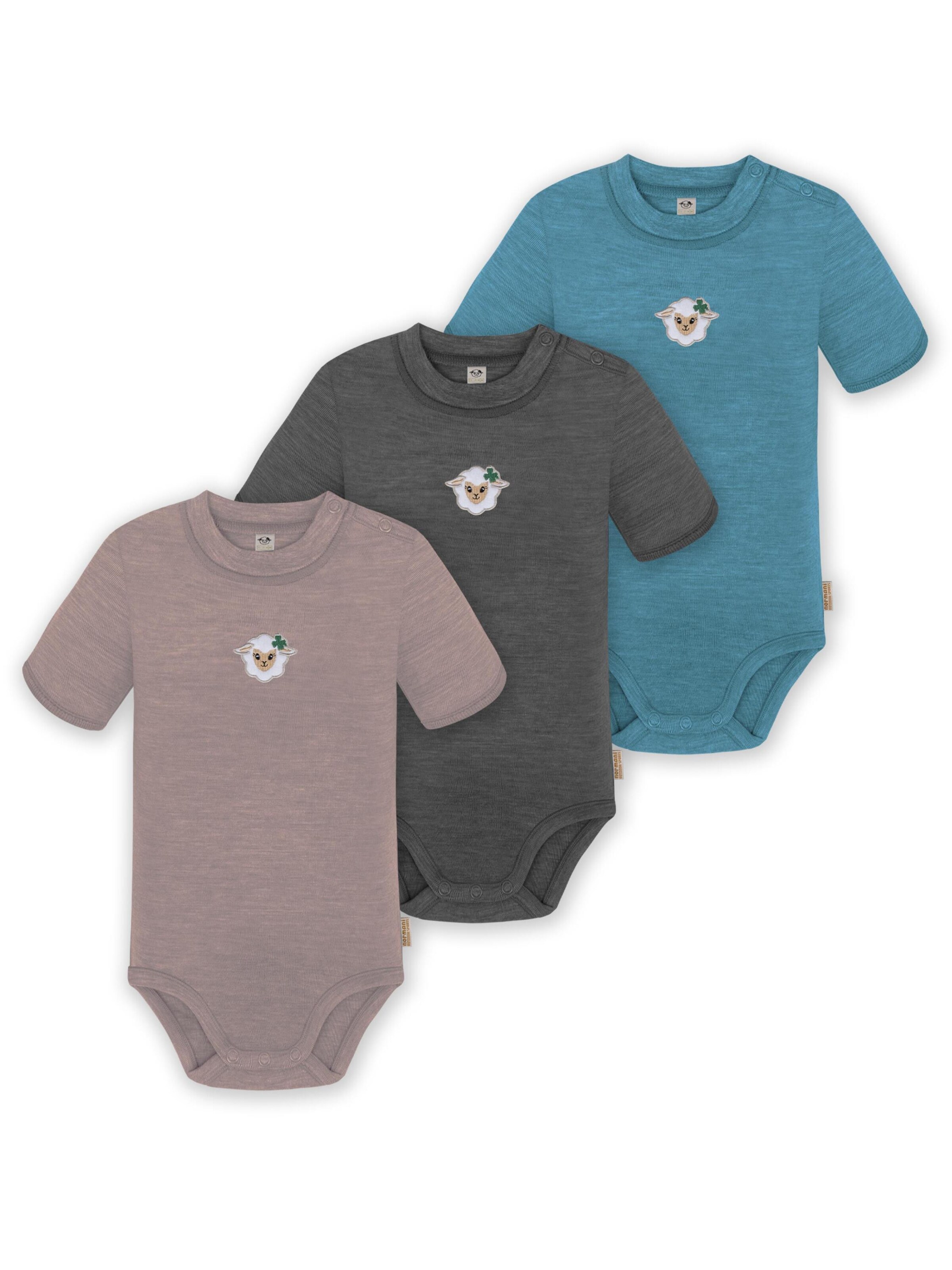 Barboteuse / body normani en bleu : devant