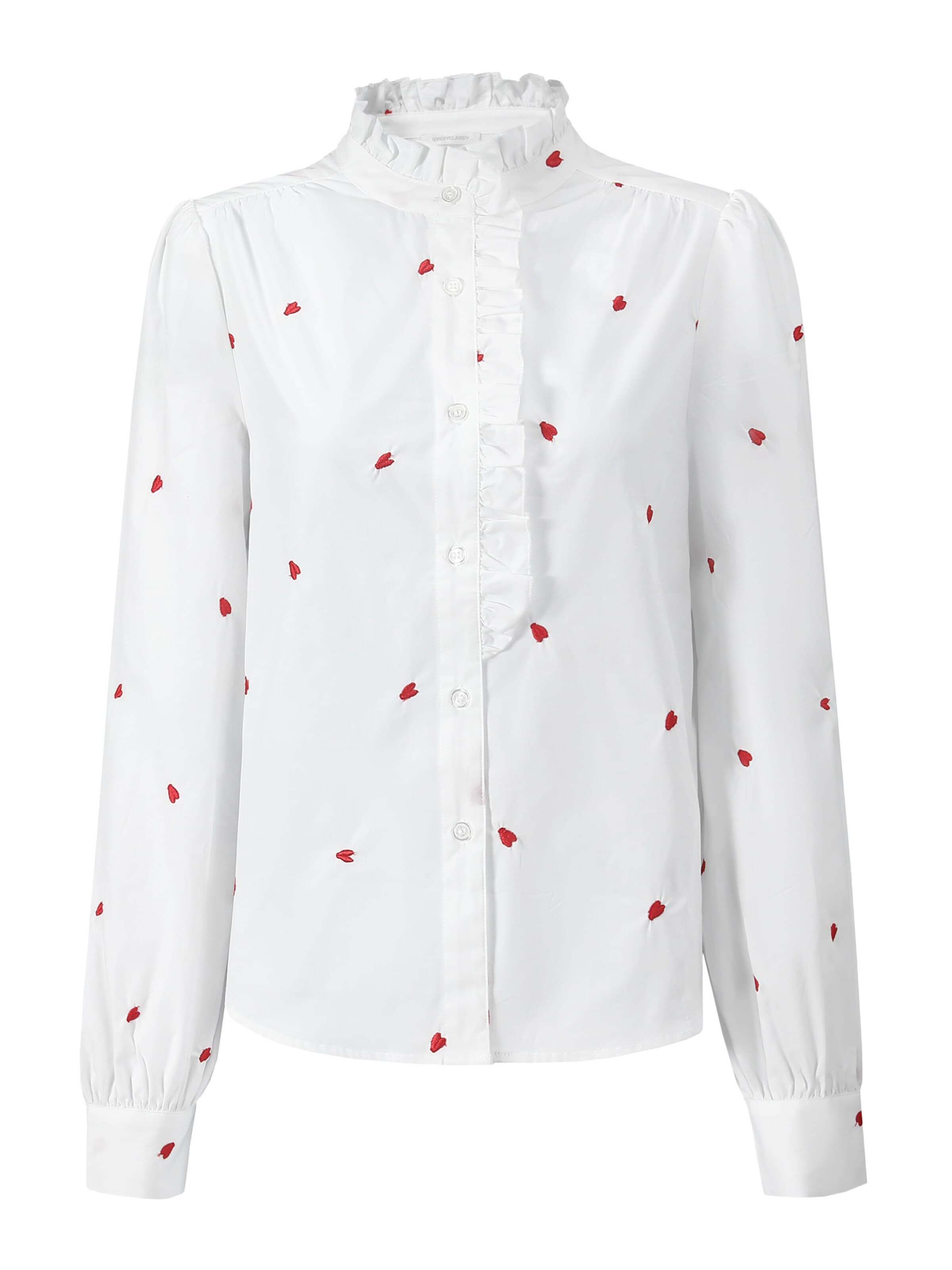 SASSYCLASSY Blouse in White: front
