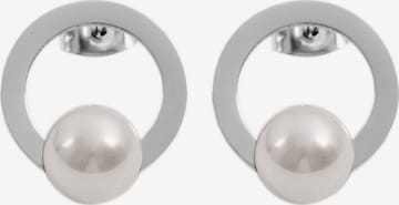 Akzent Earrings 'Cecilie, langlebig' in Silver: front