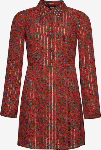 Superdry Shirt Dress in Red: front