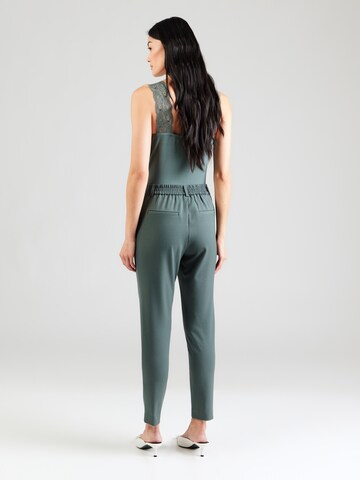 VILA Slim fit Pleat-Front Pants 'VIVarone' in Green