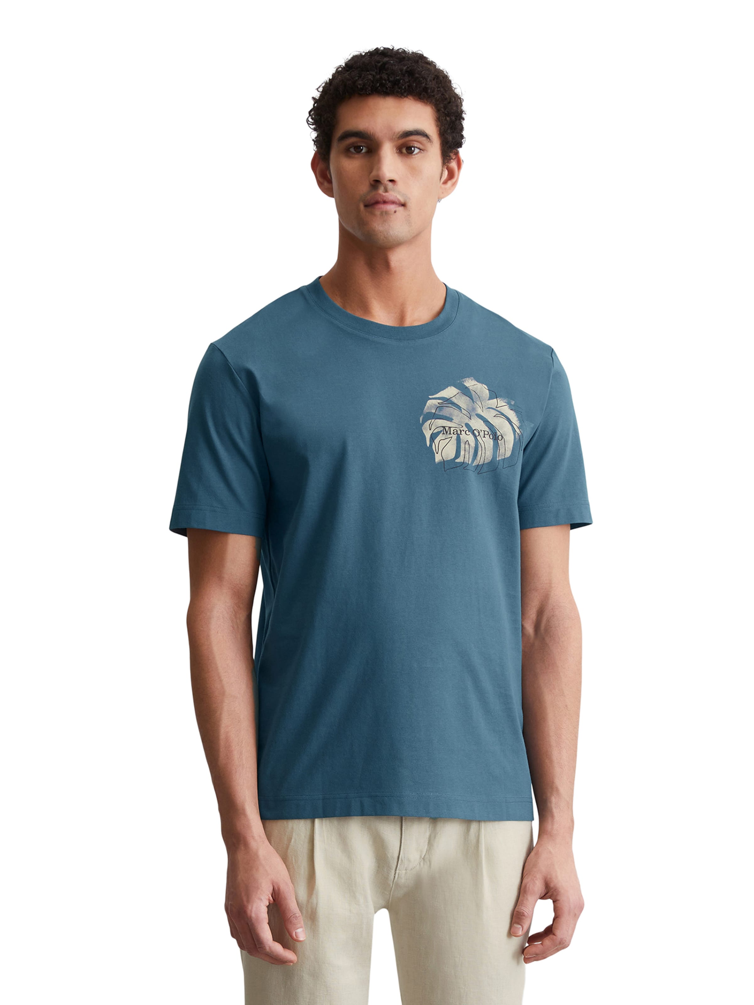 Marc O'Polo Μπλουζάκι σε μπλε: μπροστά
