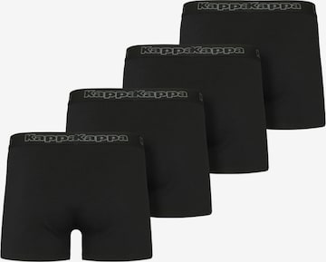 KAPPA Bokserishortsit 'Logo Sanavi' värissä musta: etupuoli