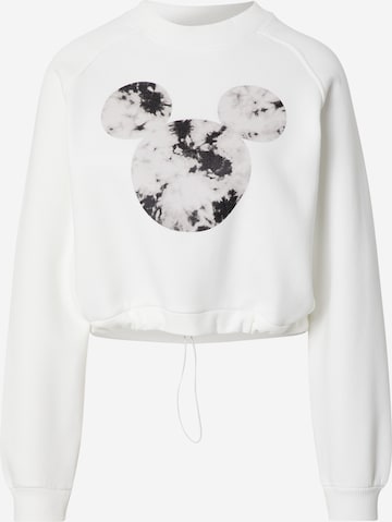 Sweat-shirt 'Phoebe' ABOUT YOU x Disney en blanc : devant