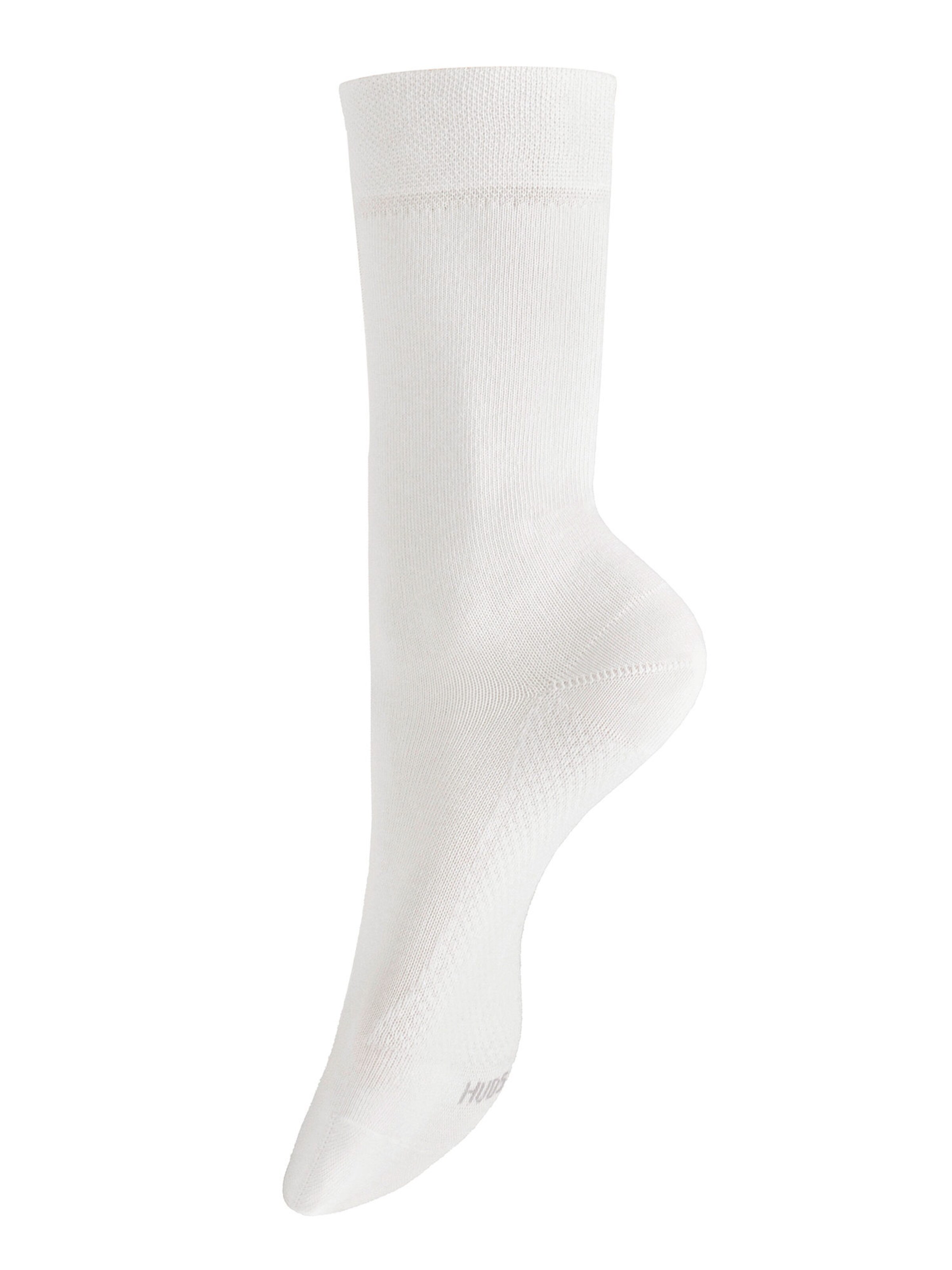 Hudson Socks 'Dry Cotton' in White: front