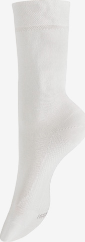 Hudson Socks 'Dry Cotton' in White: front