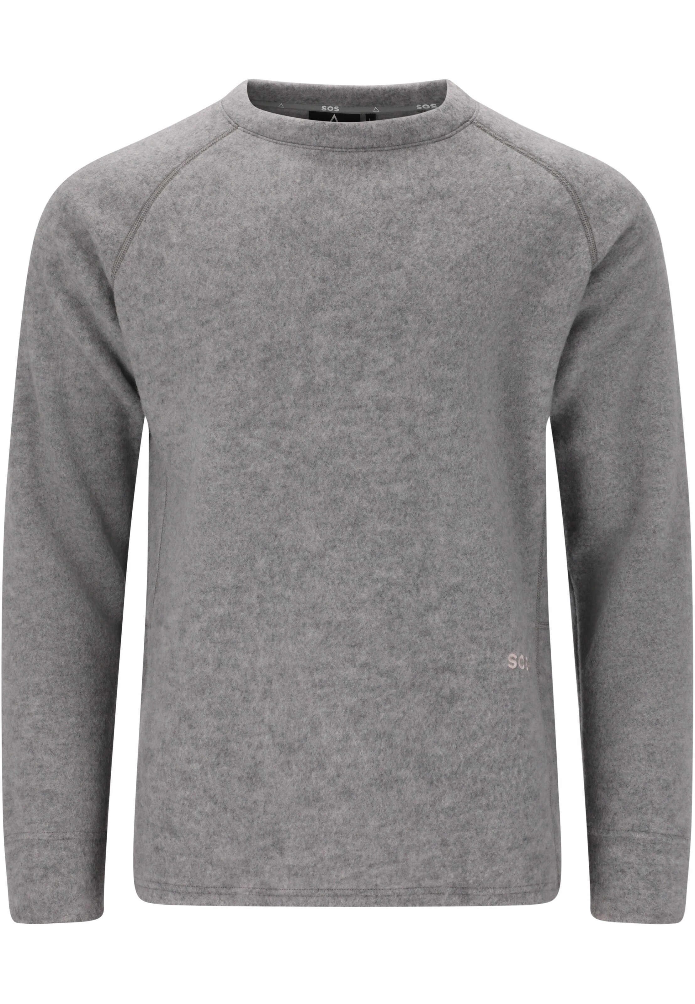 SOS Sweatshirt 'Aneto' in Grey: front