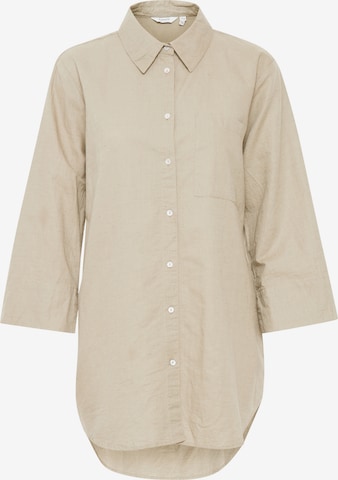 b.young Blouse in Beige: front