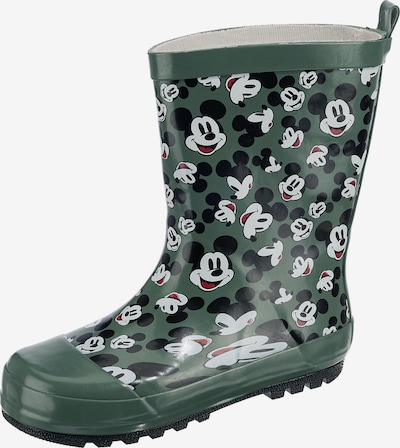 Disney Mickey Mouse & friends Rubber Boots in mottled green / Mixed colors, Item view