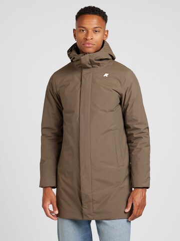 K-Way Zimní bunda 'THOMAS' – hnědá: přední strana