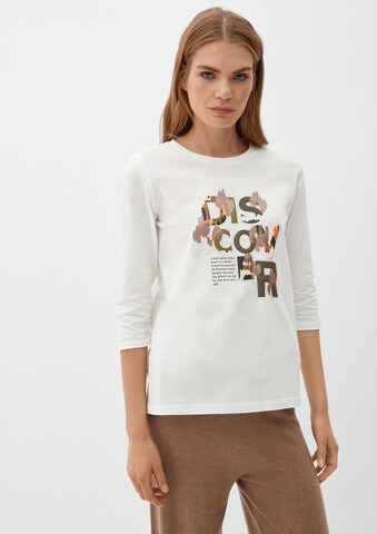 s.Oliver Shirt in White: front