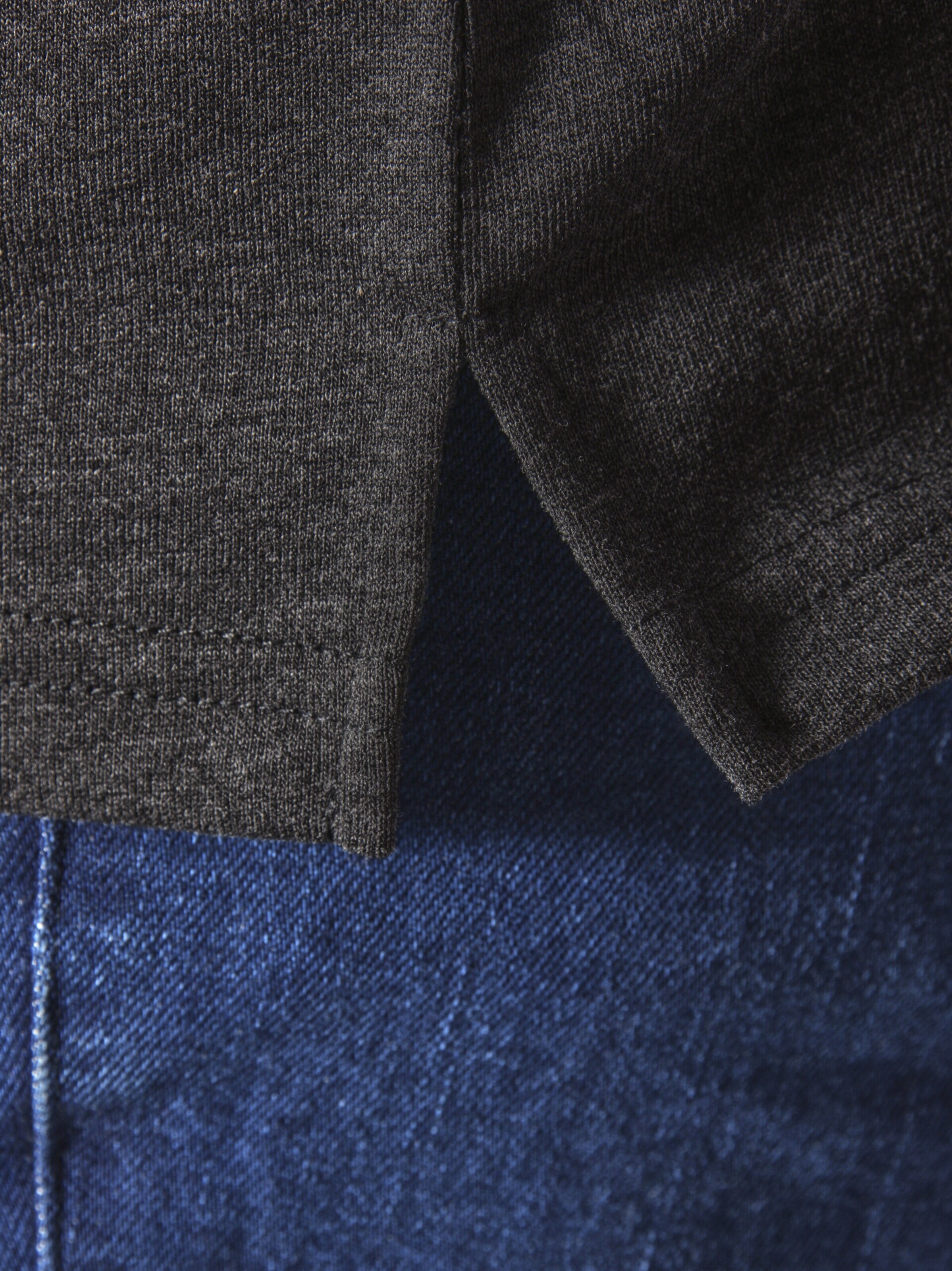 Jan Vanderstorm Shirt 'Staaf' in Grey