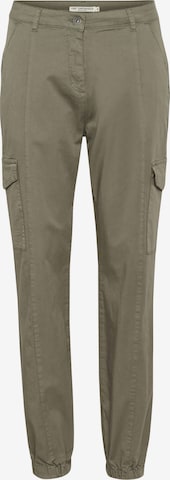 Love Copenhagen Tapered Cargobroek 'Mika' in Groen: voorkant