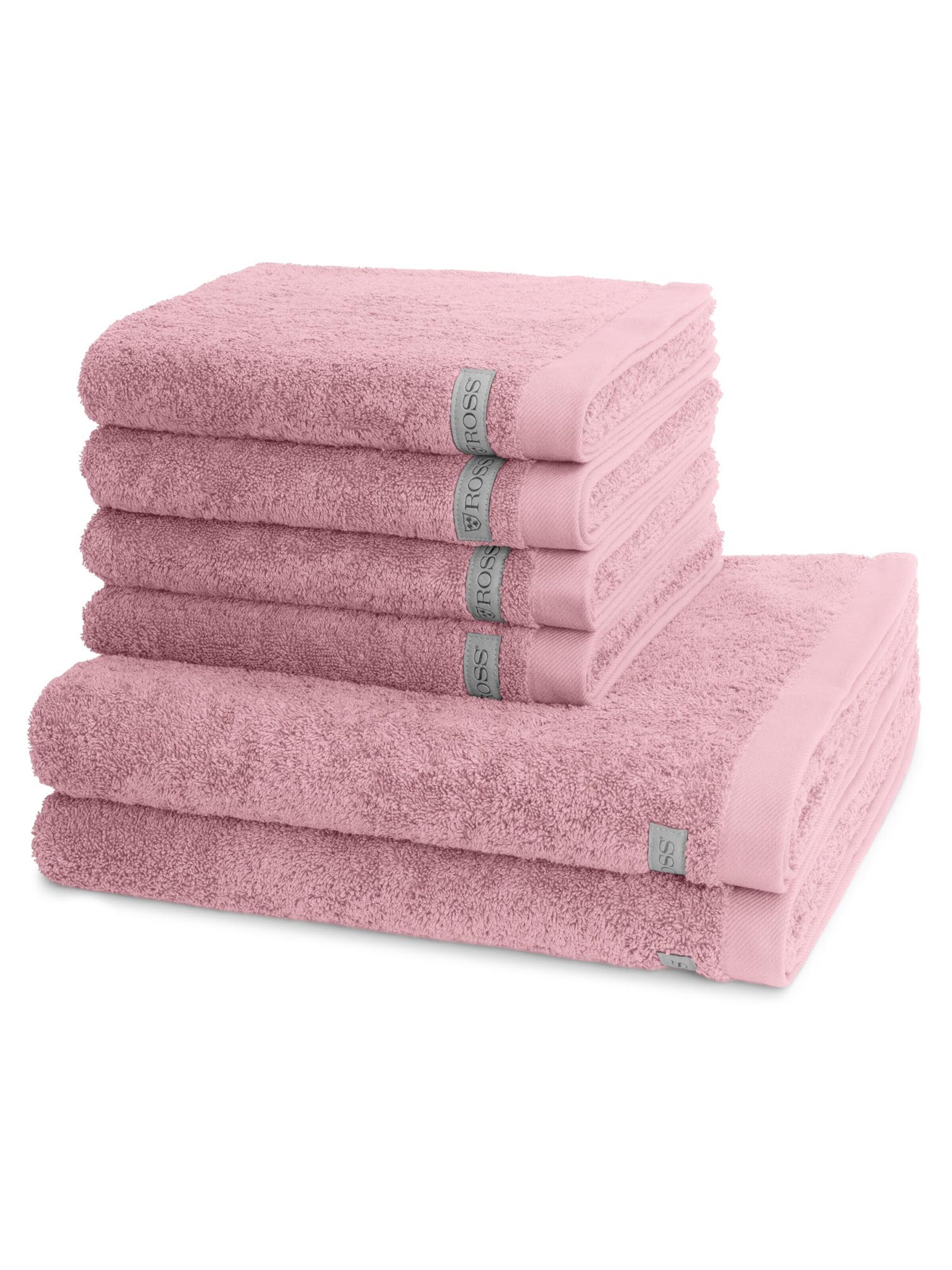 ROSS Handtuch 'Sinfonie'‌‌‌ in Pink: Vorderseite