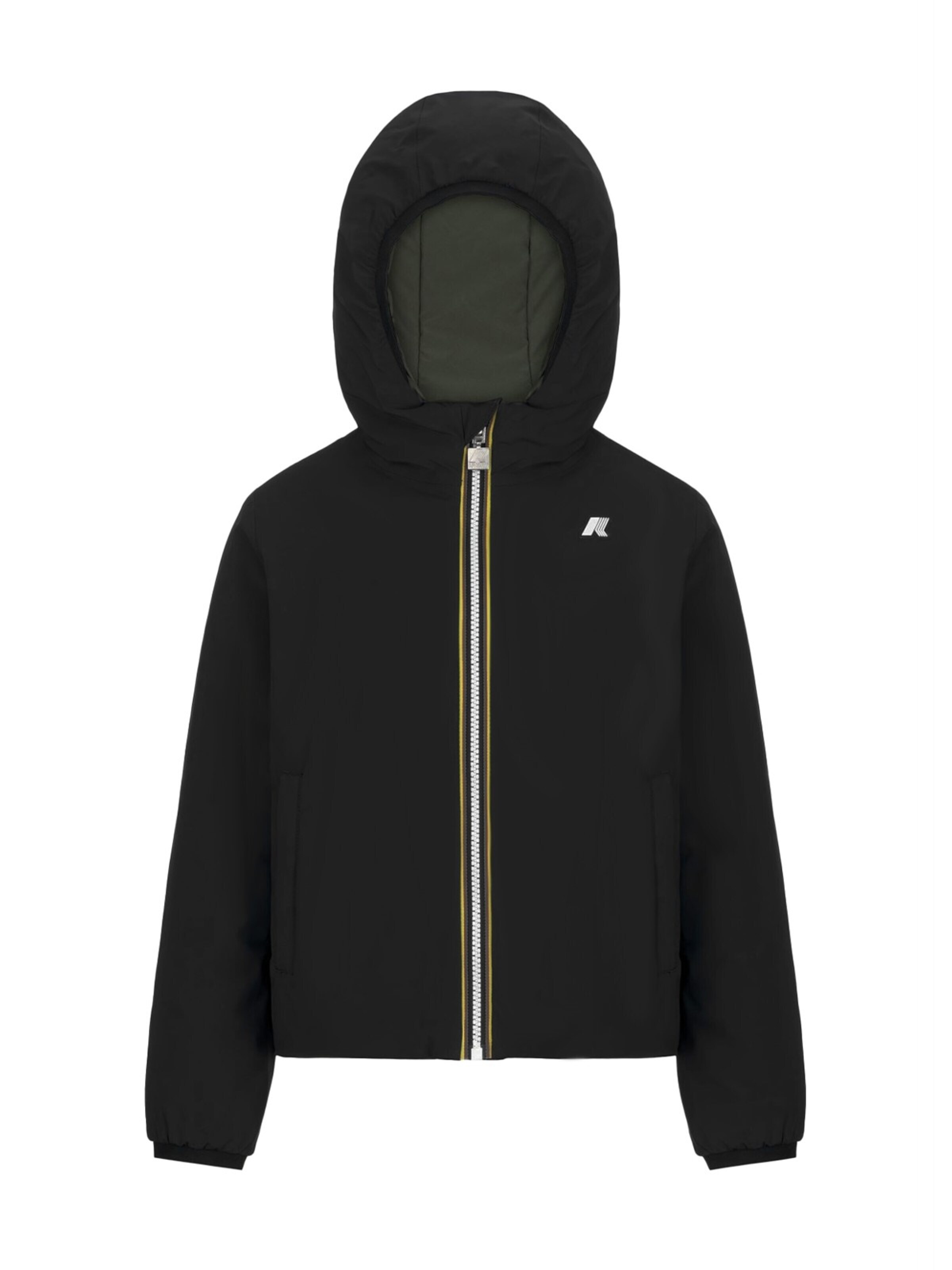 K Way Winterjacke‌ in Schwarz: Vorderseite