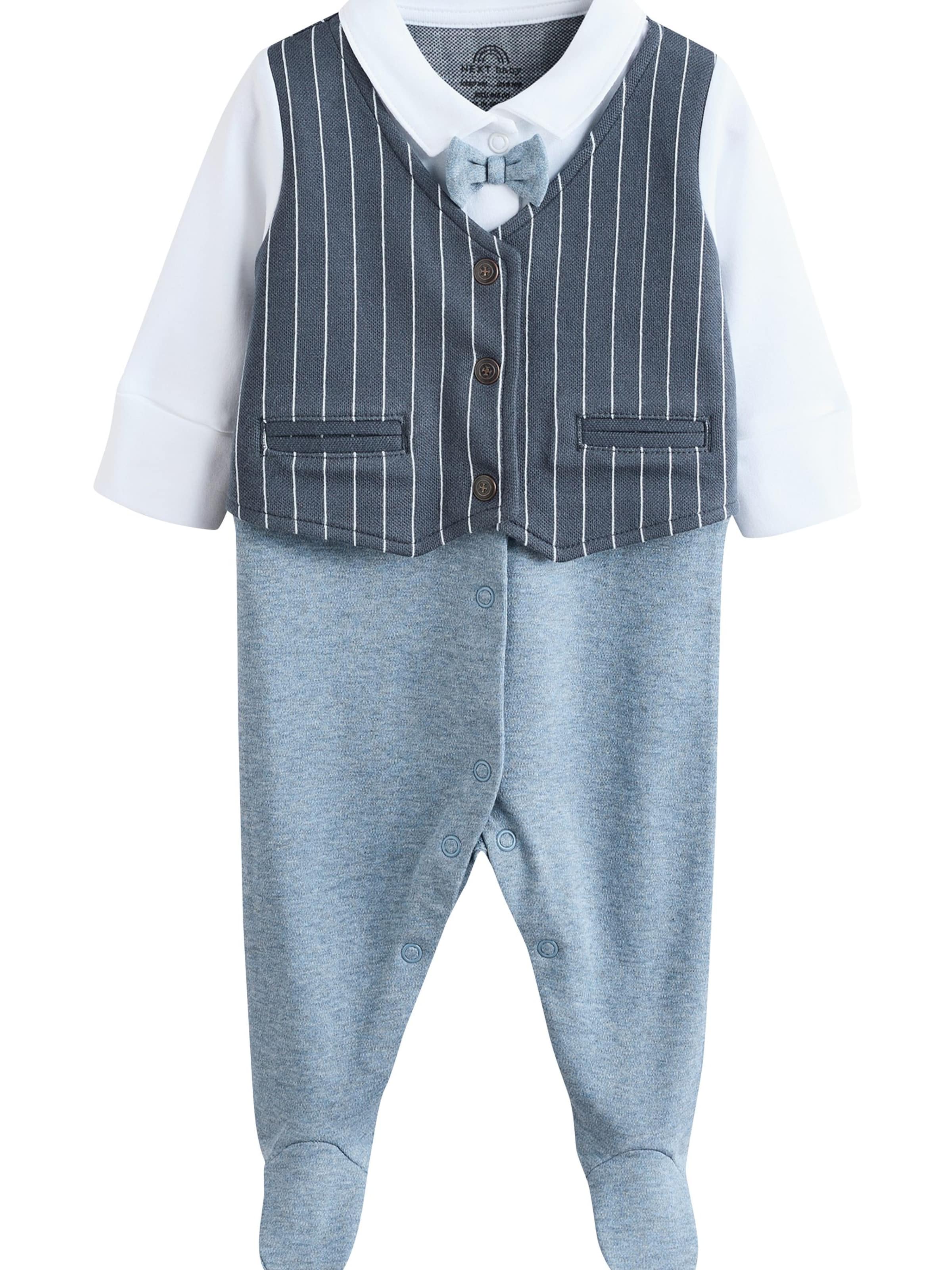 Next Комплект в синьо: отпред