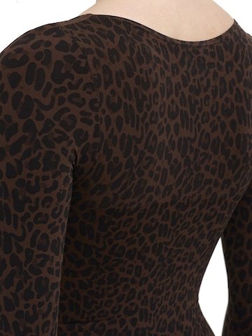Body modelant 'Bodysuit Sculpting Shapewear Longsleeve mit Slip' cfab en marron