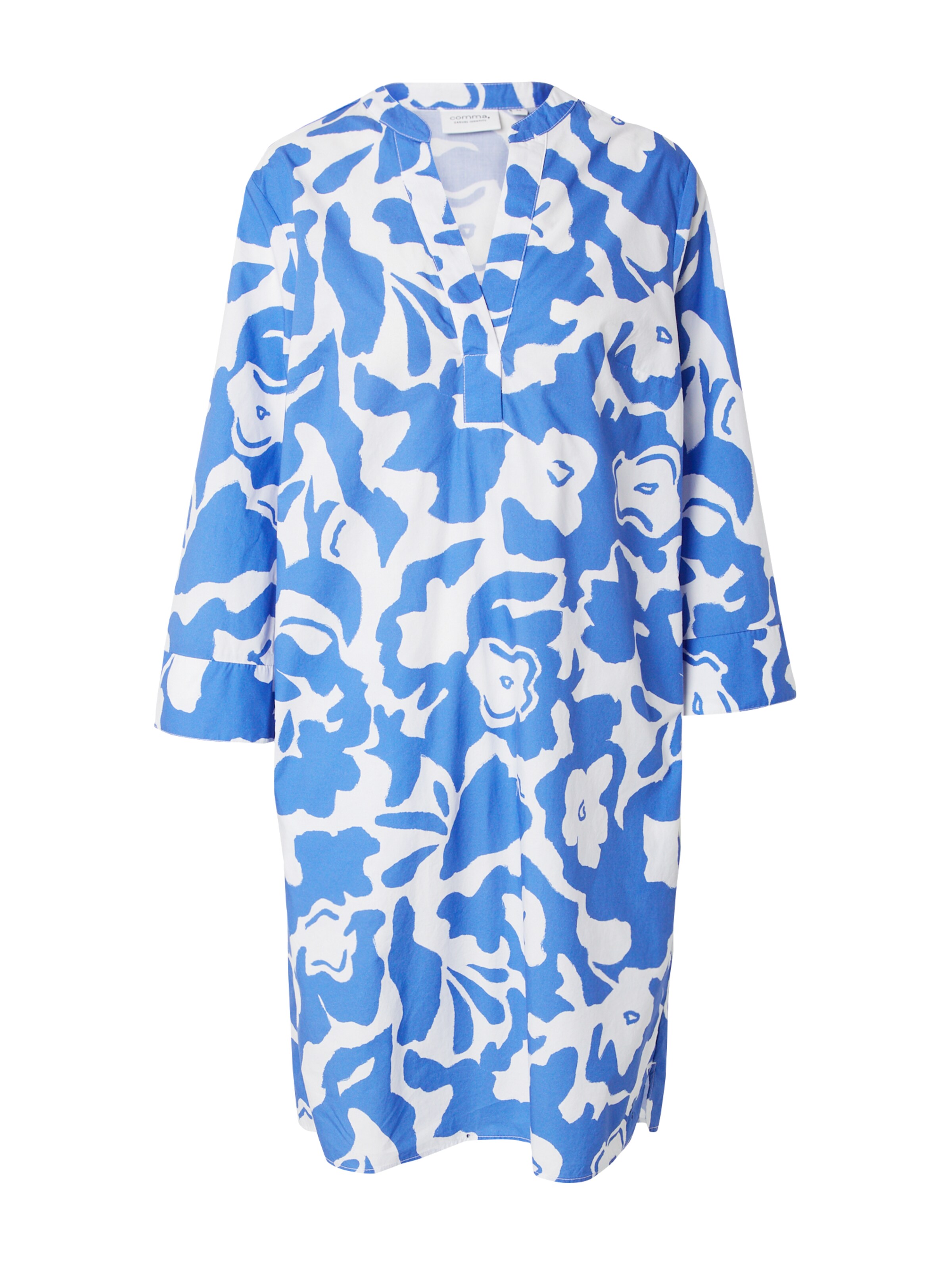 comma casual identity Kleid in Blau: Vorderseite