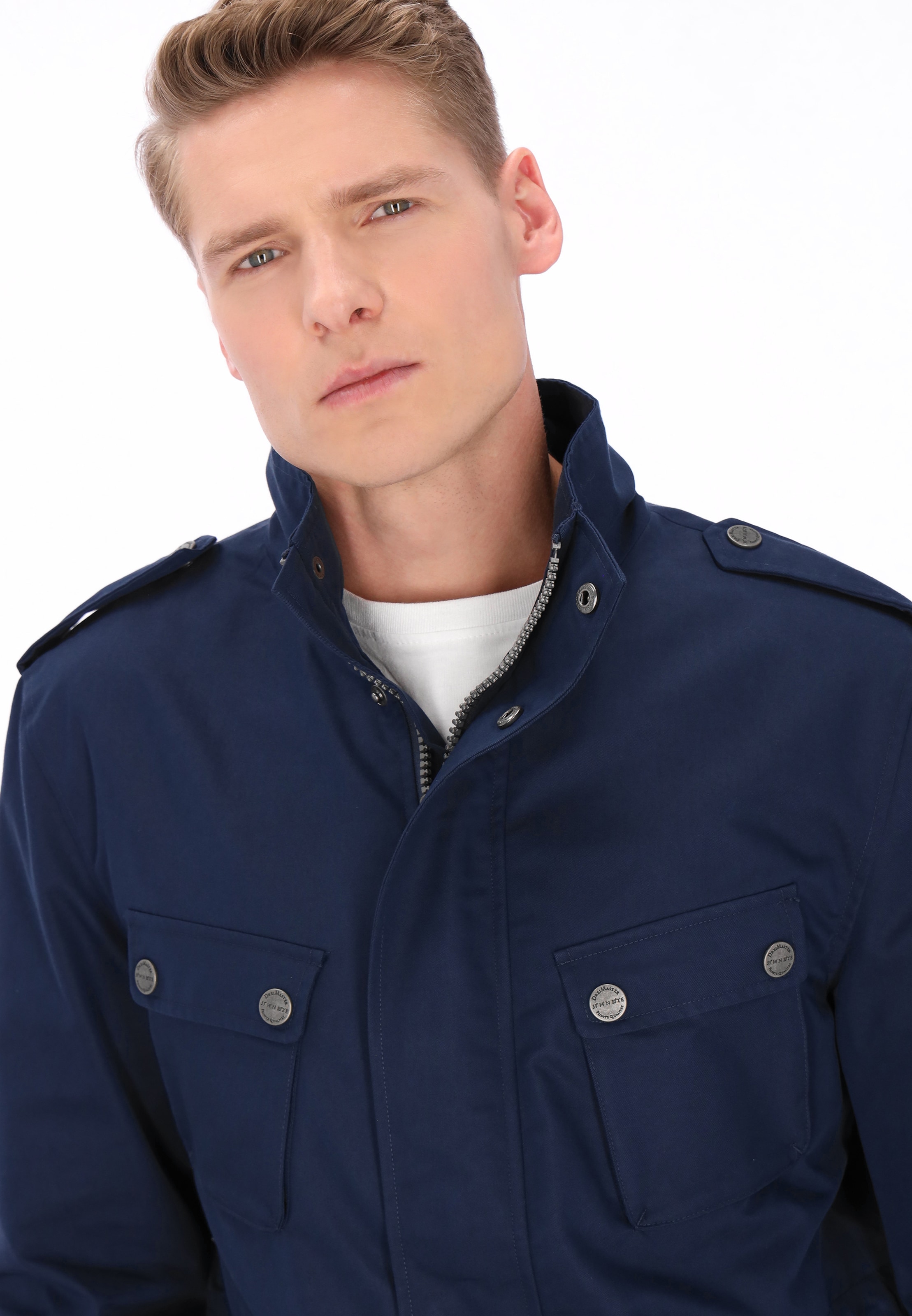 DreiMaster Klassik - Chaqueta de entretiempo en azul