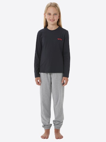 SCHIESSER Schlafanzug ' Nightwear ' in Blau: Vorderseite