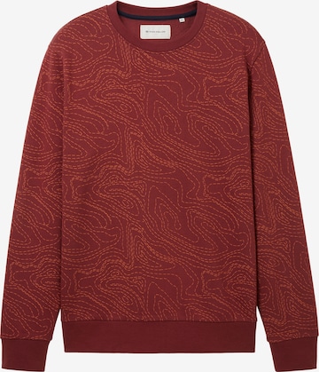 TOM TAILOR - Sudadera en rojo: frente