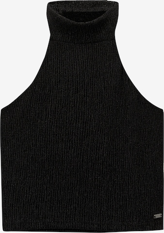 Pull&Bear Top in Schwarz: predná strana