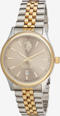 Montre à affichage analogique 'Aiden Steel' U.S. POLO ASSN. en jaune : devant