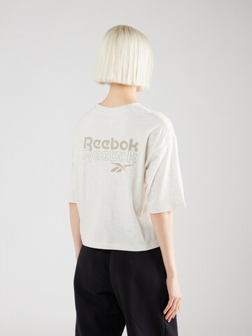 Reebok - Camisa funcionais 'RIE' em cinzento: frente