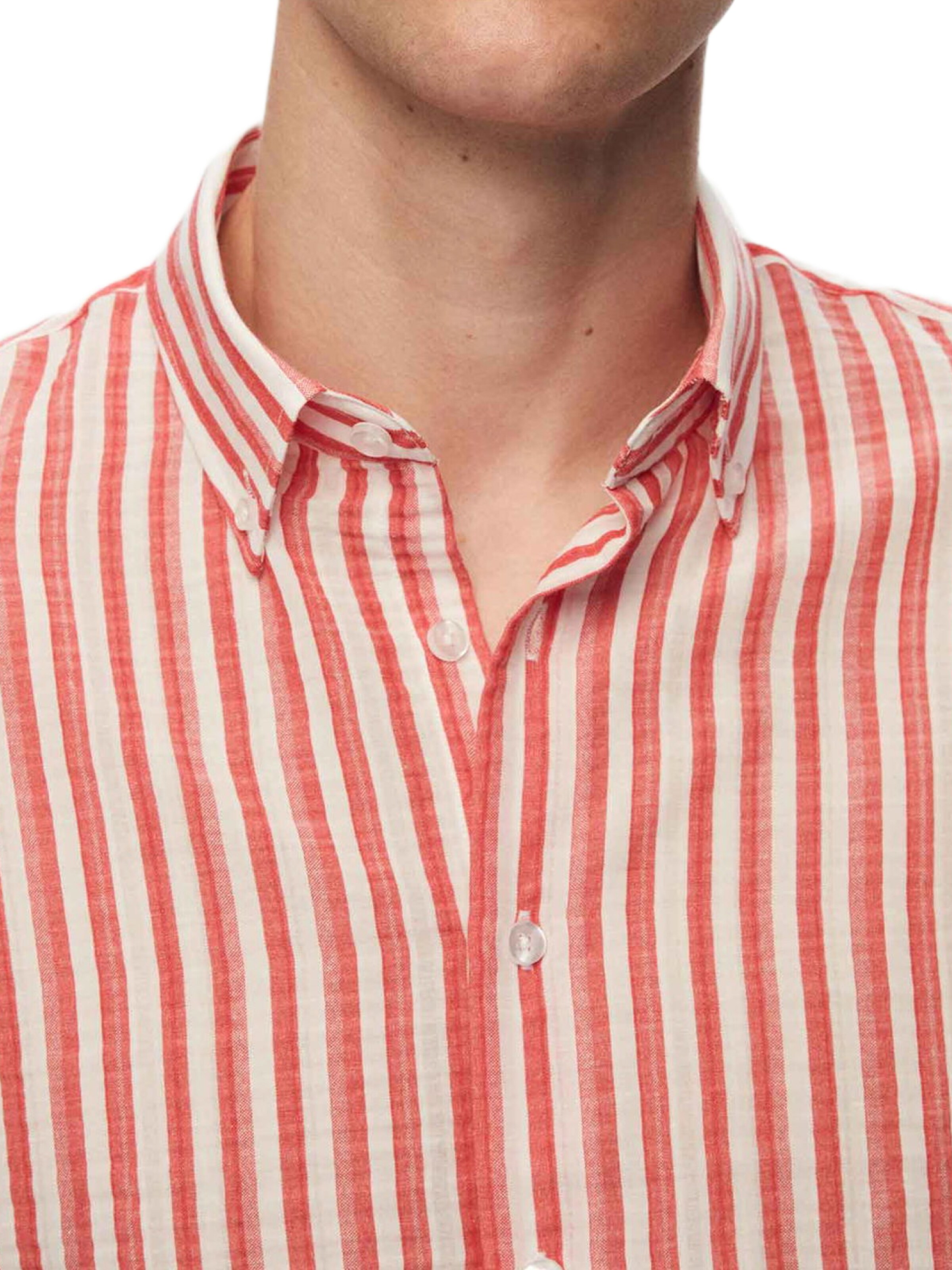 D’S Damat Regular fit Overhemd in Rood