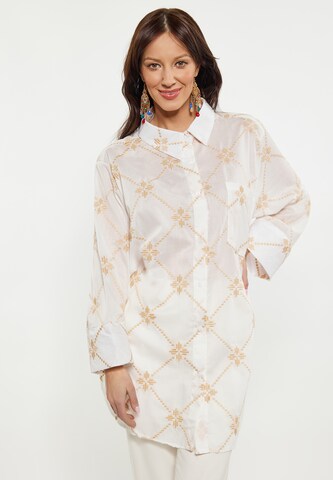 usha FESTIVAL Blouse in White