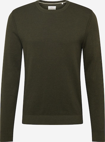 s.Oliver Sweater in Green: front