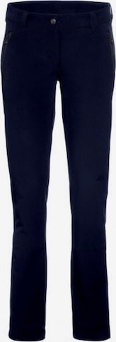 Maier Sports Slim fit Outdoor Pants in Blue: front