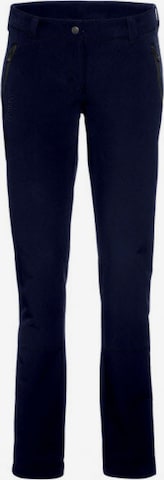 Maier Sports Outdoor Pants in Blue: front