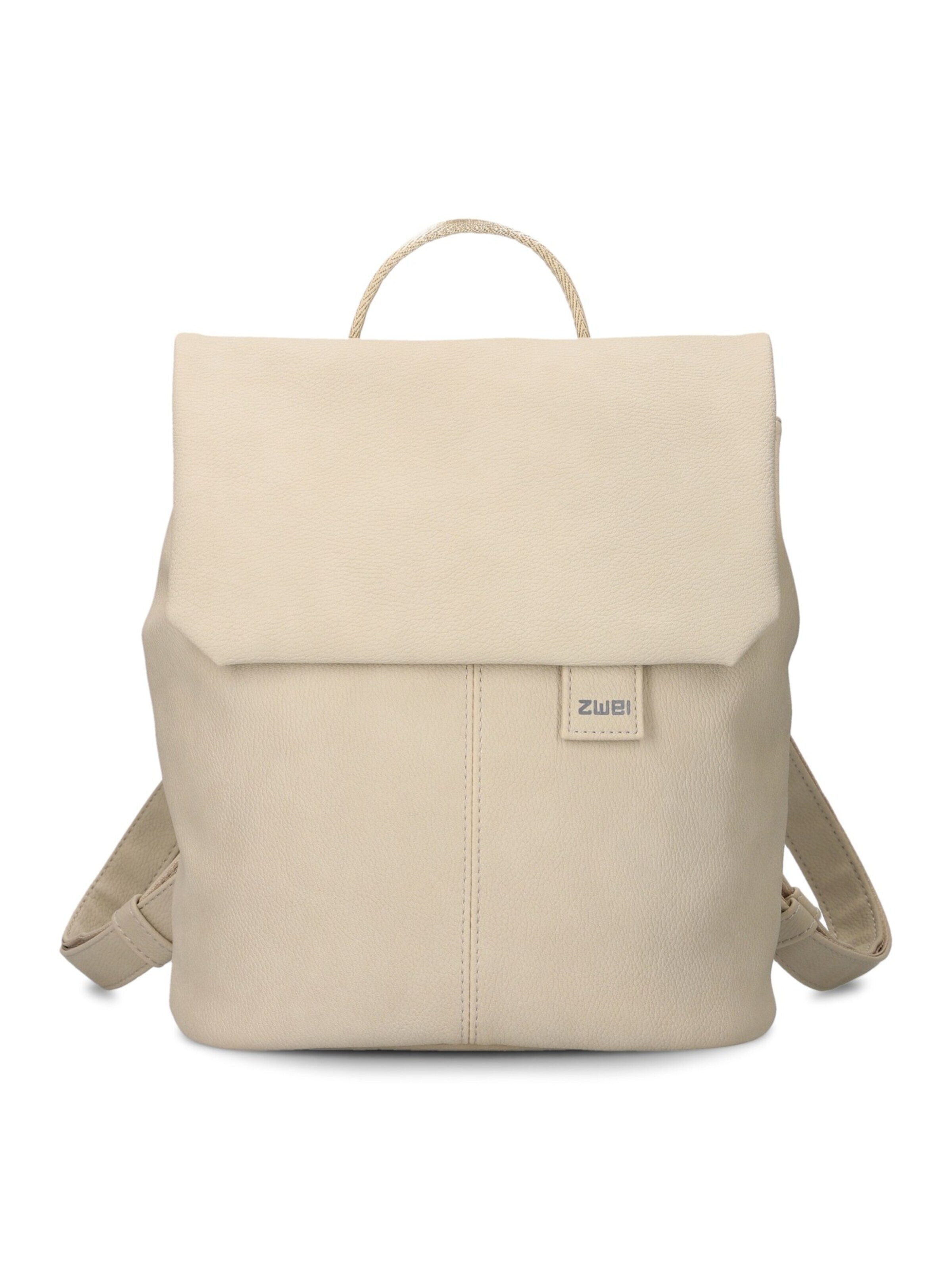 ZWEI Backpack 'Mademoiselle' in Beige: front